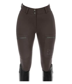 Felix Bühler Pantalon d'équitation softshell avec grip Cosima chocolat noir Outlet