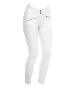 Felix Bühler Pantalon d'équitation taille haute à fond intégral Grip Catherine blanc Hot