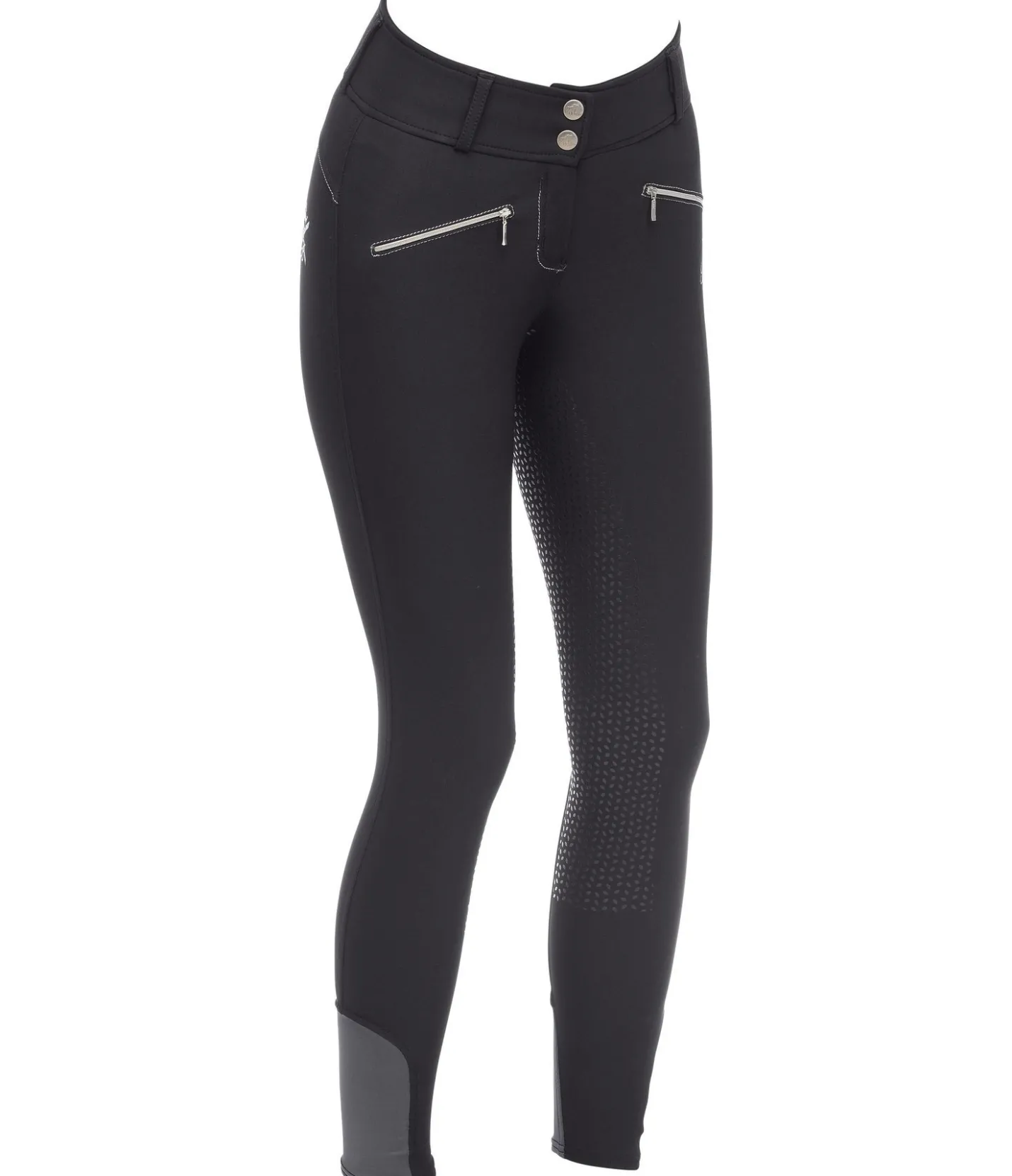 Felix Bühler Pantalon d'équitation taille haute à fond intégral Grip Catherine noir Hot