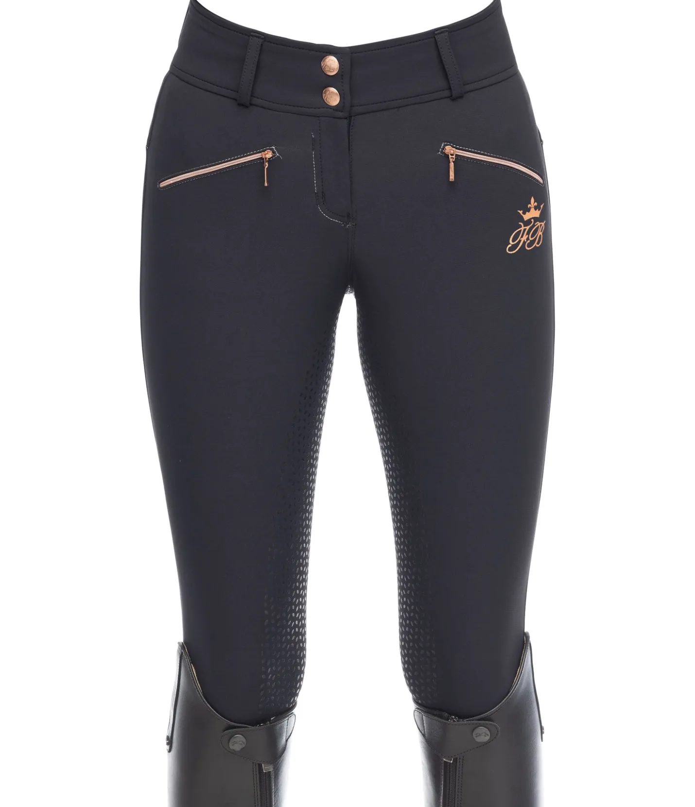 Felix Bühler Pantalon d'équitation taille haute à fond intégral Grip Catherine navy Outlet