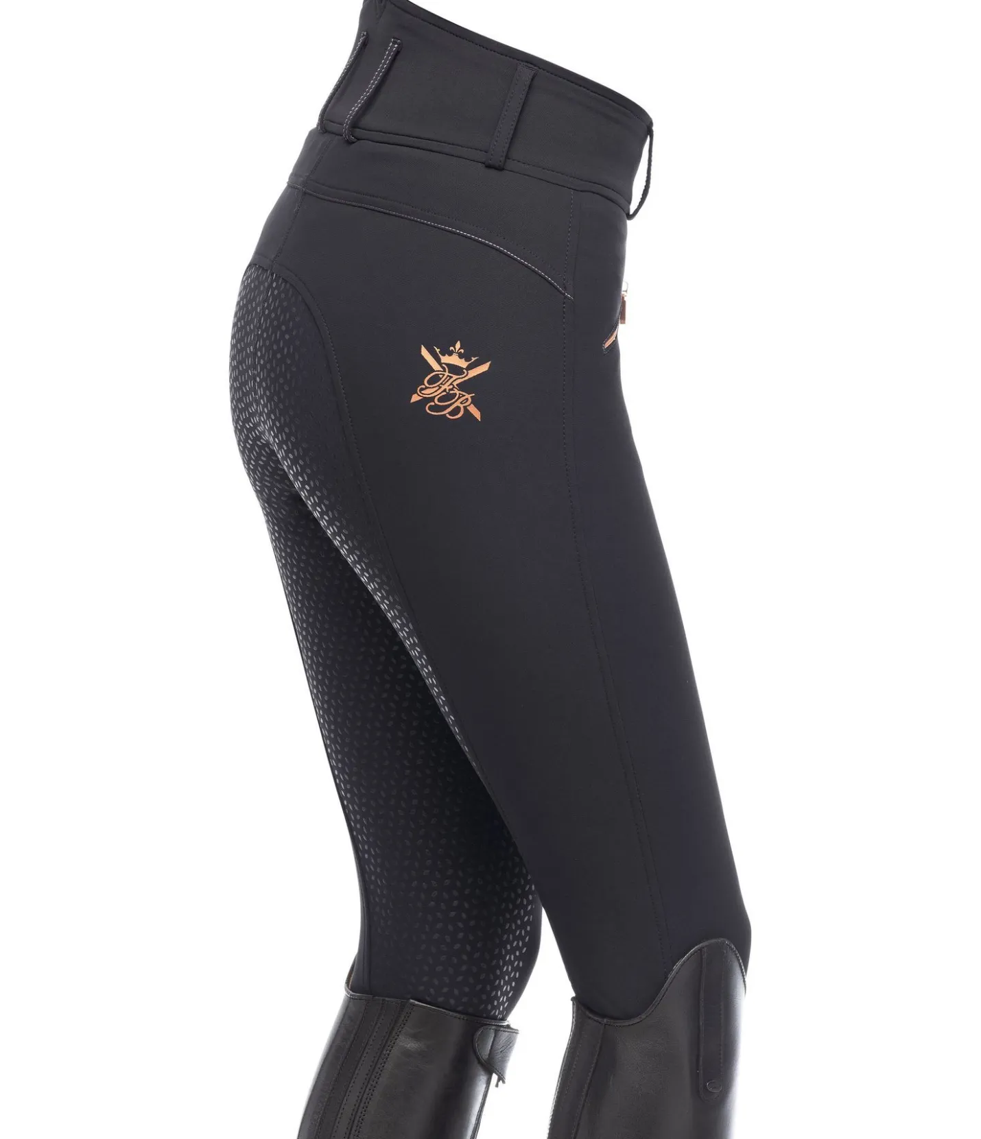 Felix Bühler Pantalon d'équitation taille haute à fond intégral Grip Catherine navy Outlet