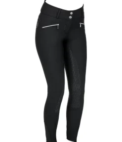 Felix Bühler Pantalon d'équitation taille haute shoftshell à fond intégral Grip Ariana noir Hot
