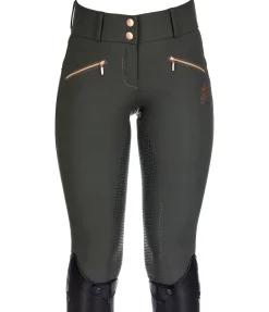 Felix Bühler Pantalon d'équitation taille haute à fond intégral Grip Catherine graphite
