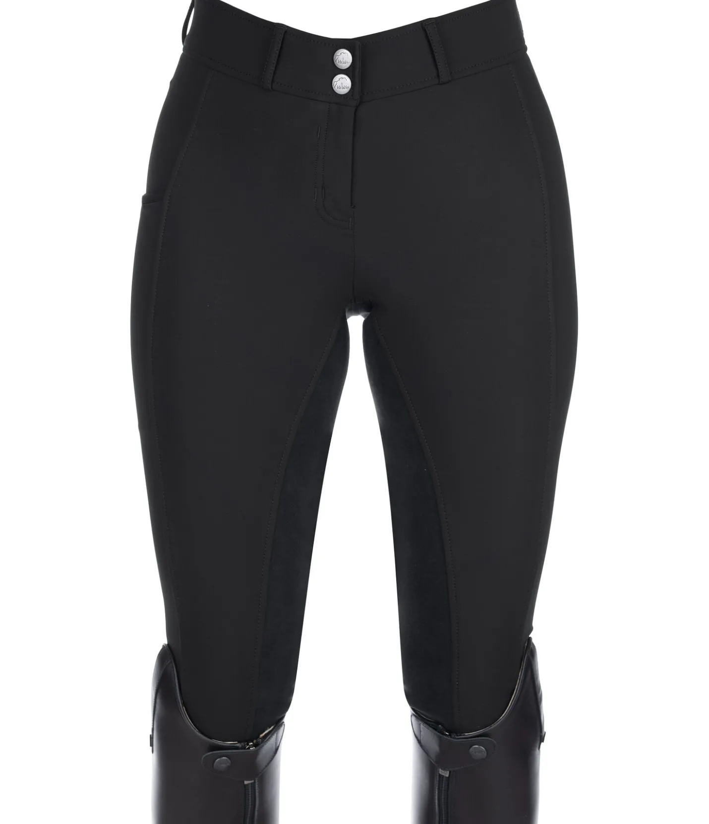 Felix Bühler Pantalon d'équitation thermique pro à fond intégral Juliette noir Sale