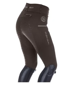 Felix Bühler Pantalon d'équitation thermique hybride à fond intégral grip Cheyenne chocolat noir