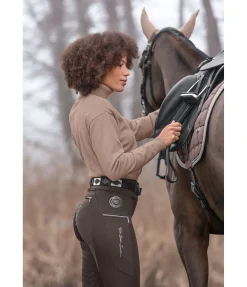 Felix Bühler Pantalon d'équitation thermique hybride à fond intégral grip Cheyenne chocolat noir