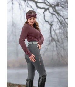 Felix Bühler Pantalon d'équitation thermique à fond intégral grip Jessica carbone New