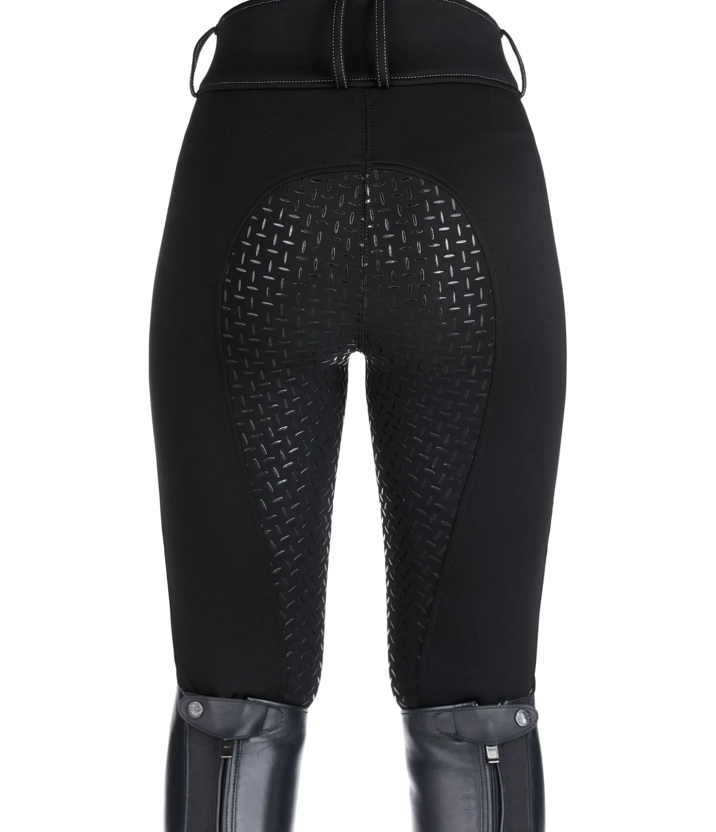 Equilibre Pantalon d'équitation thermique et hybride à fond intégral grip enfant Talea noir Online