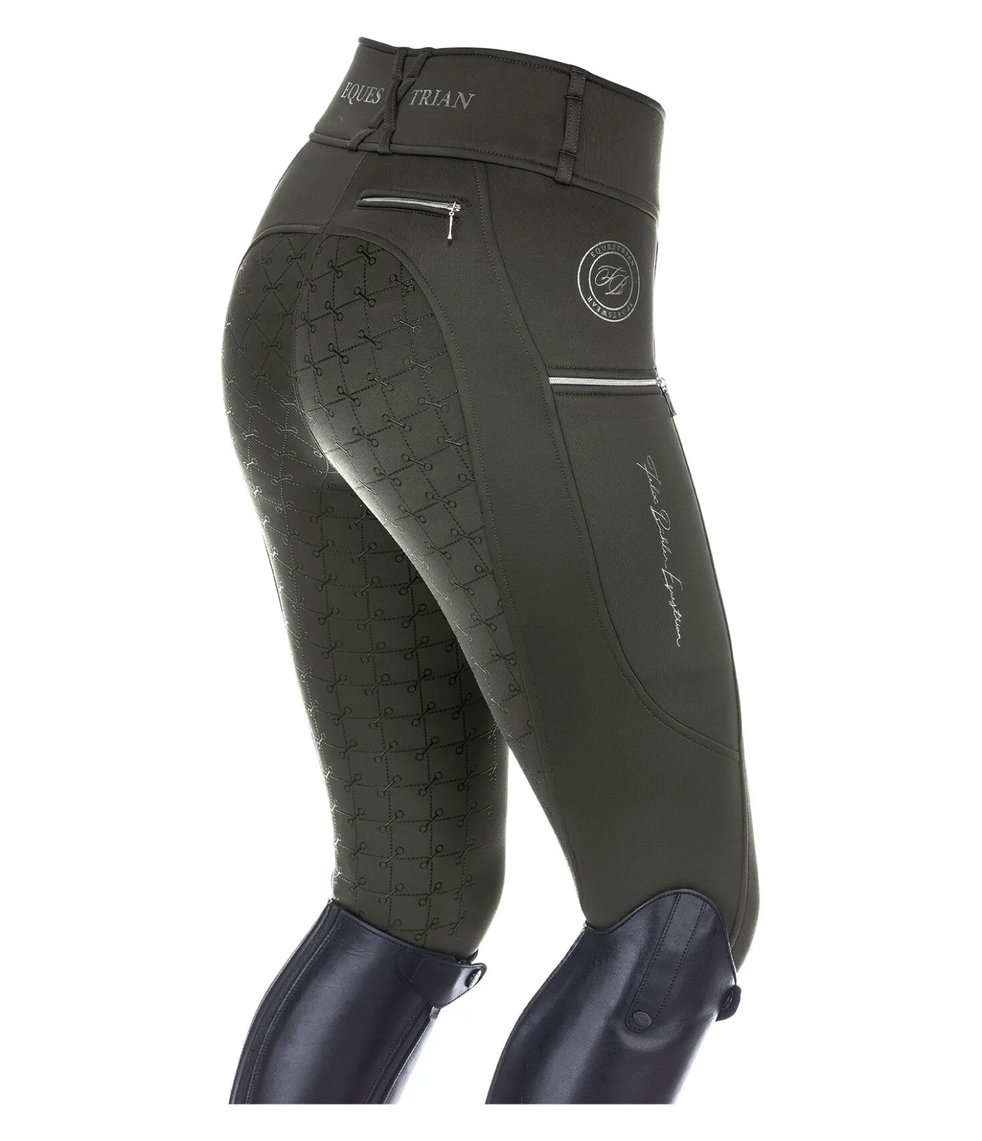 Felix Bühler Pantalon d'équitation thermique hybride à fond intégral grip Cheyenne forêt New