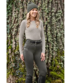 Felix Bühler Pantalon d'équitation thermique hybride à fond intégral grip Cheyenne forêt New