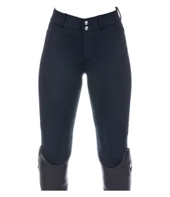 Equilibre Pantalon d'équitation thermique et hybride à fond intégral grip enfant Nevis navy Discount