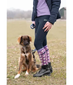 Equilibre Pantalon d'équitation thermique et hybride à fond intégral grip enfant Nevis navy Discount