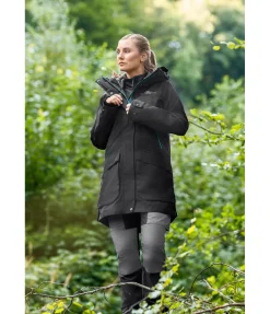 EQUESTRIAN WORK WEAR Parka d'extérieur technique 3 en 1 avec gilet amovible noir Sale