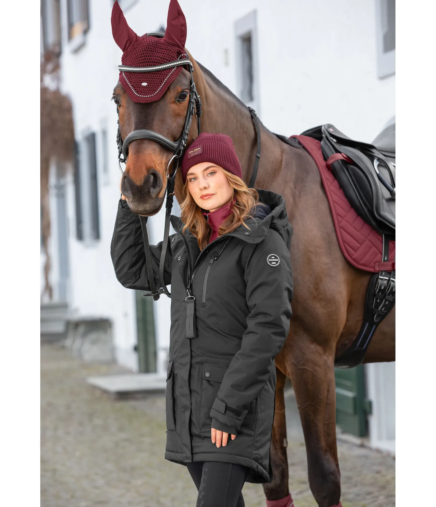 Felix Bühler Parka d'équitation technique à capuche Anouk noir Online