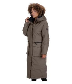 Felix Bühler Parka longue à capuche Claudi taupe foncé Hot