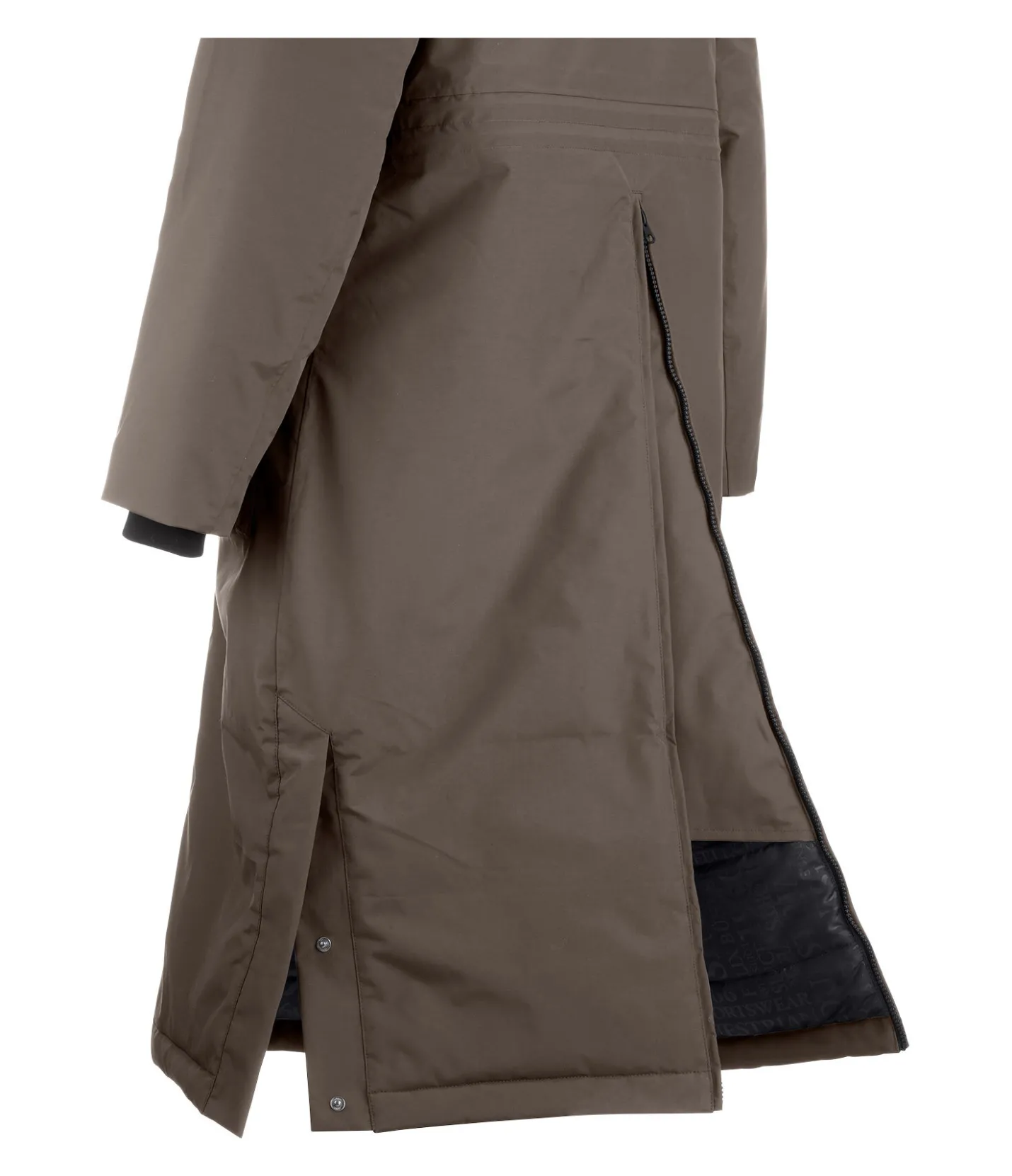 Felix Bühler Parka longue à capuche Claudi taupe foncé Hot