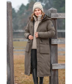 Felix Bühler Parka longue à capuche Claudi taupe foncé Hot