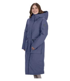 Felix Bühler Parka longue à capuche Claudi ciel nuageux New