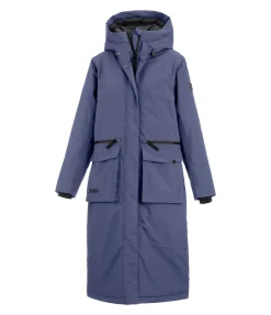 Felix Bühler Parka longue à capuche Claudi ciel nuageux New