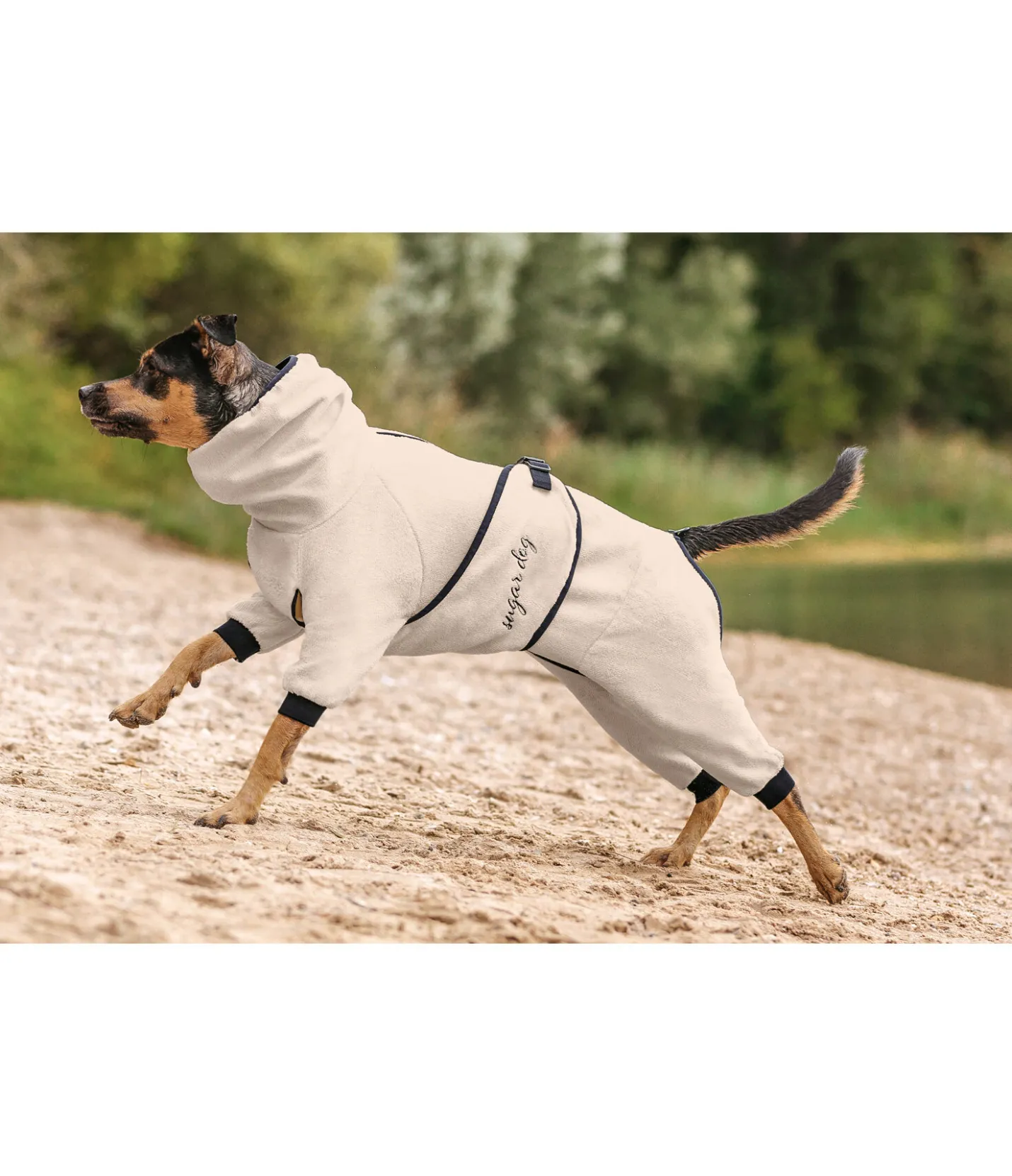 sugar dog Peignoir pour chien Allover Dry milkshake Outlet