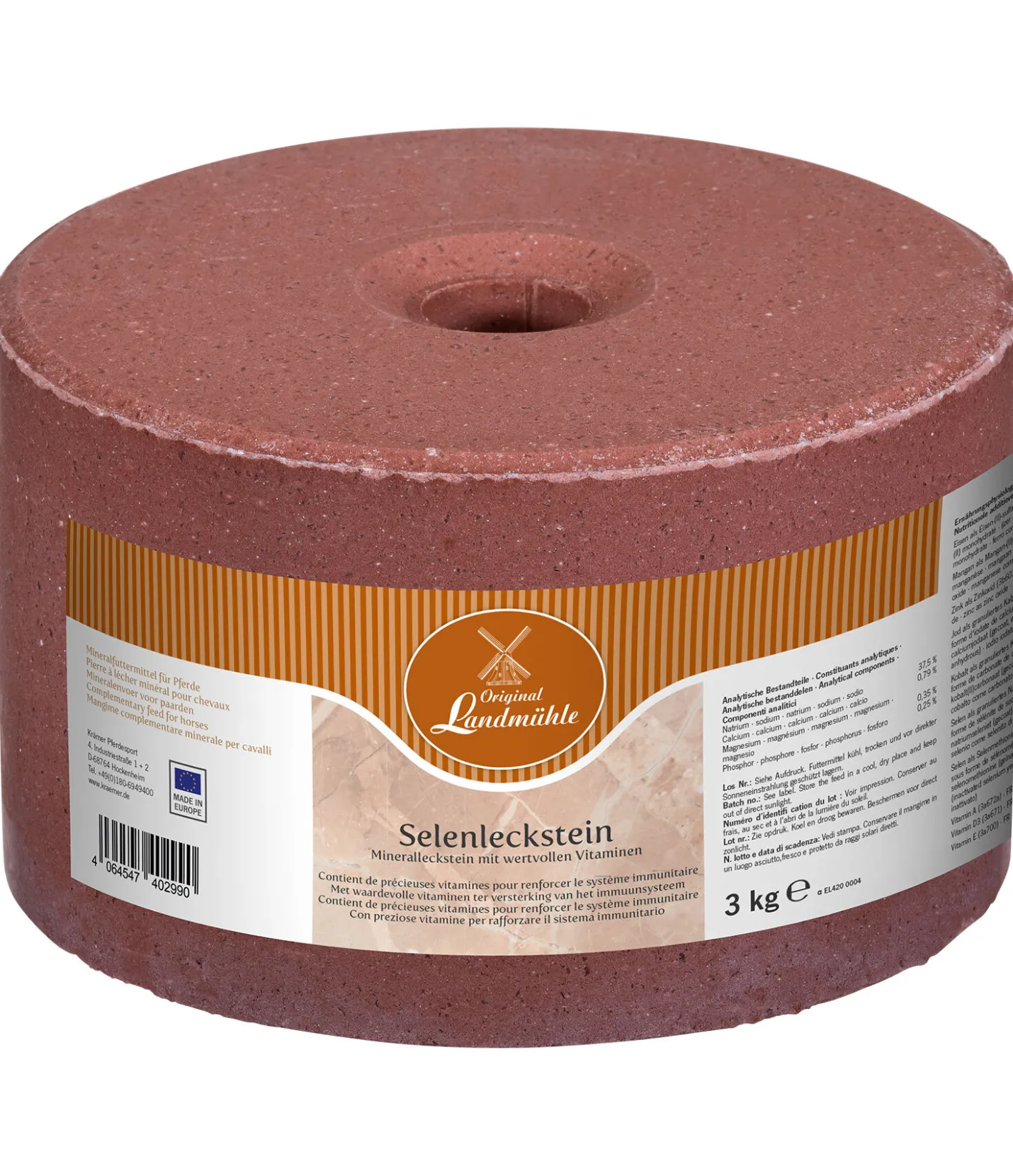 Original Landmühle Pierre à lécher au sélénium Hot
