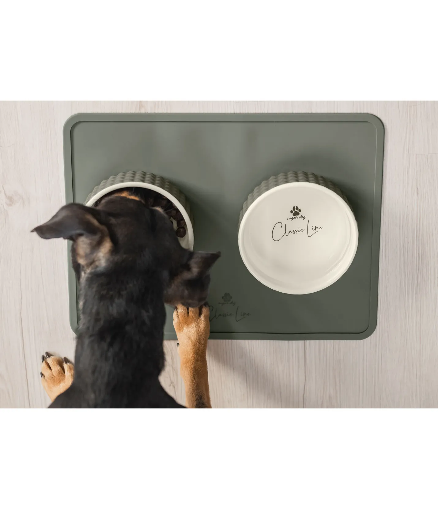 sugar dog Plateau pour gamelles en silicone pour chien Salinas olive antique Online