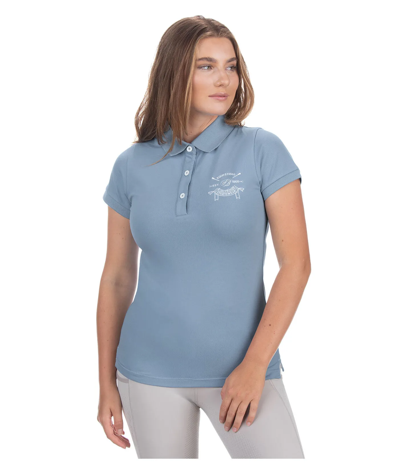 Felix Bühler Polo Libby gris bleu