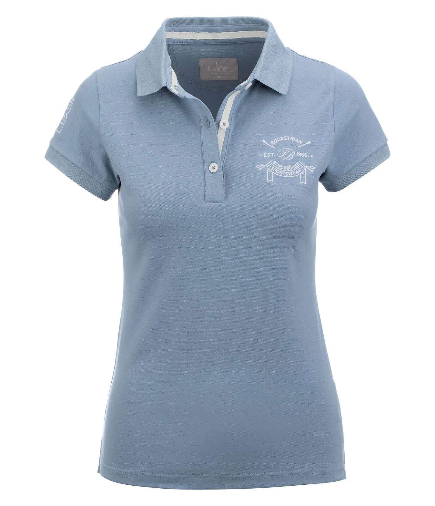 Felix Bühler Polo Libby gris bleu
