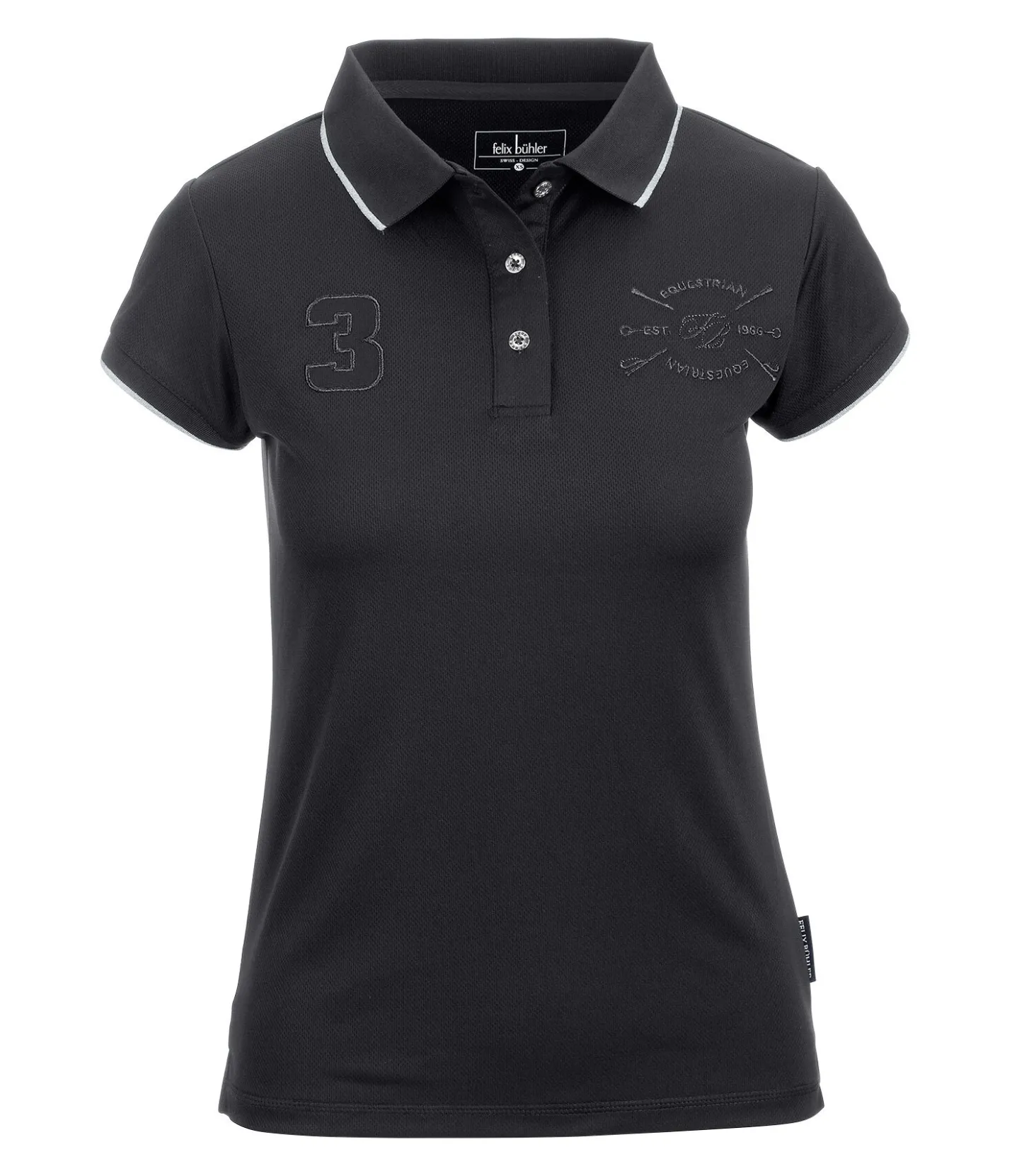 Felix Bühler Polo technique Mavie noir Outlet