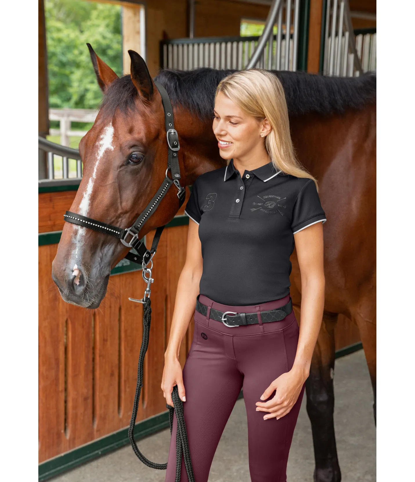 Felix Bühler Polo technique Mavie noir Outlet