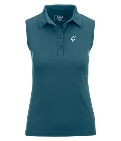 STEEDS Polo technique Nanni turquoise foncé New