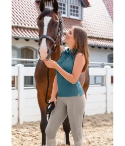 STEEDS Polo technique Nanni turquoise foncé New