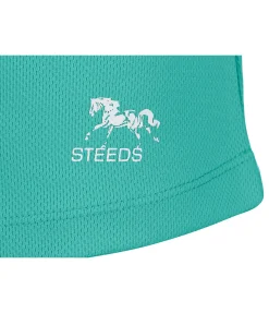 STEEDS Polo technique enfant Madlen II vert aqua Discount