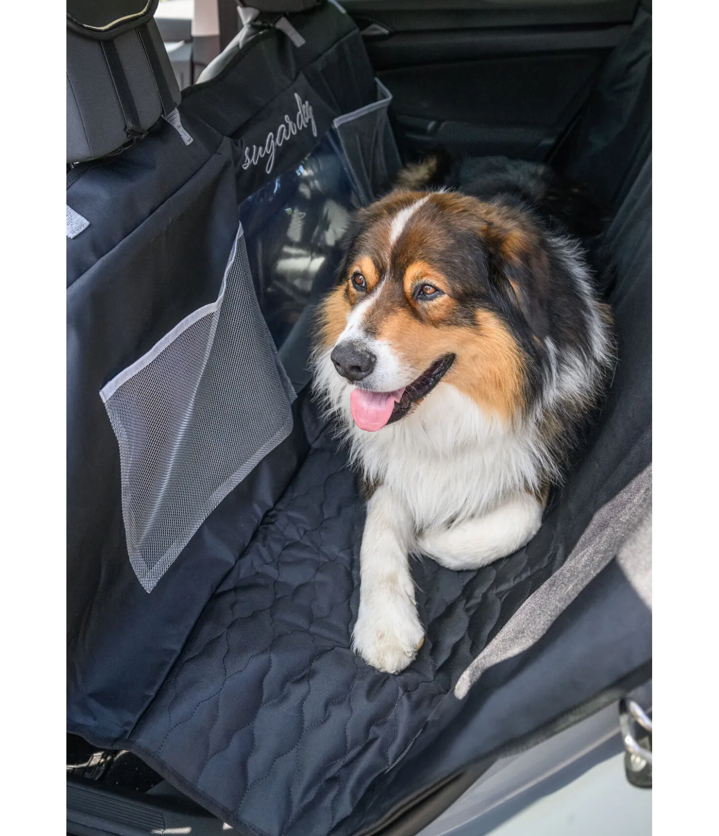 sugar dog Protection universelle pour banquette arrière Road Trip noir Best