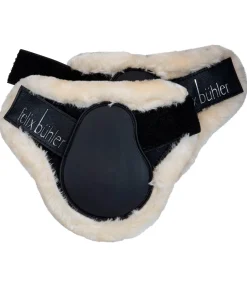 Felix Bühler Protège-boulets en TPU avec polaire Teddy noir Hot