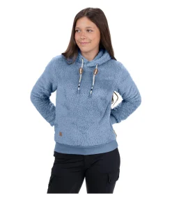 STEEDS Pull à capuche en polaire Teddy enfant Bette bleu cristal Best