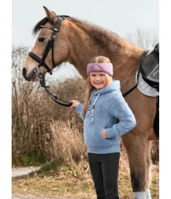 STEEDS Pull à capuche en polaire Teddy enfant Bette bleu cristal Best