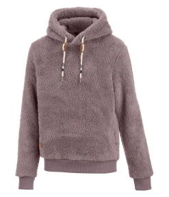 STEEDS Pull à capuche en polaire Teddy enfant Bette chocolat latté Outlet
