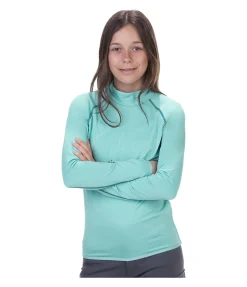 STEEDS Pull à col roulé technique en stretch enfant Elliot bleu lagune Clearance