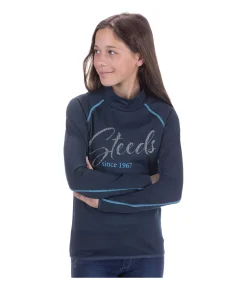 STEEDS Pull à col roulé technique en stretch enfant Elliot marine Best
