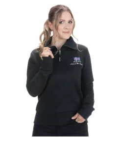 FENGUR Pull col camionneur Floro noir Hot