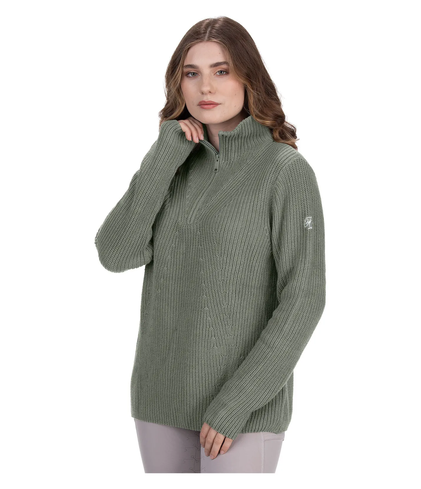 Felix Bühler Pull en maille Madleen vert pastel New