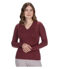 Felix Bühler Pull en maille Nela merlot Clearance