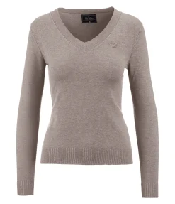 Felix Bühler Pull en maille Nela taupe Outlet