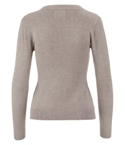 Felix Bühler Pull en maille Nela taupe Outlet