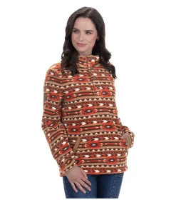 STONEDEEK Pull polaire Sally brun rouille Sale