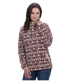 STONEDEEK Pull polaire Sally châtaigne