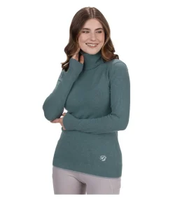 Felix Bühler Pull-over à col roulé Janne vert jade New