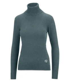 Felix Bühler Pull-over à col roulé Janne vert jade New