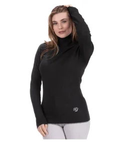 Felix Bühler Pull-over à col roulé Janne noir Sale